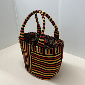 Crescent Tote - Striped